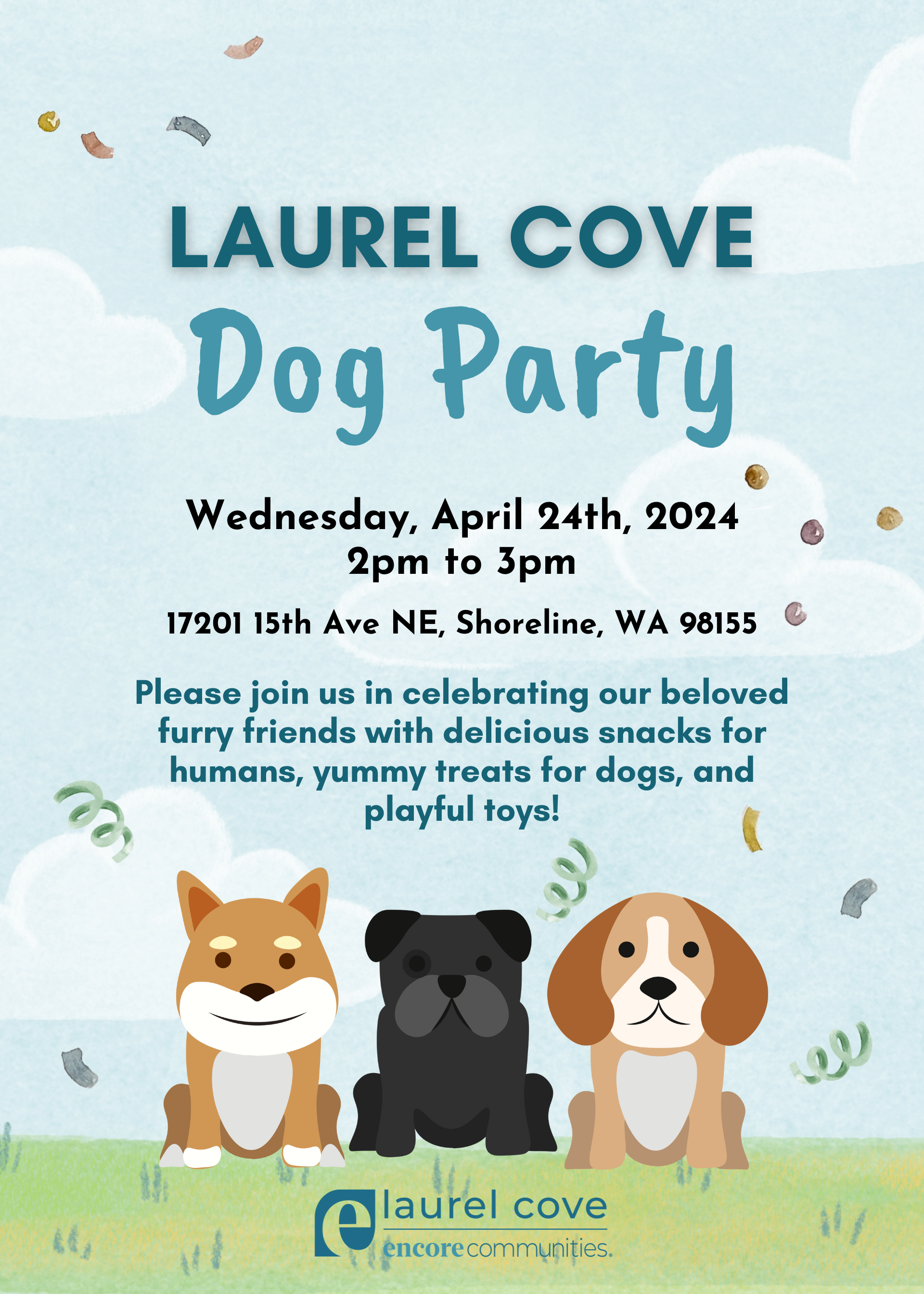 laurel cove dog party