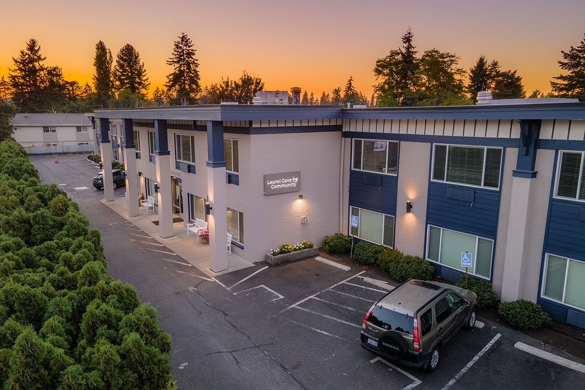 Exterior of Laurel Cove Community