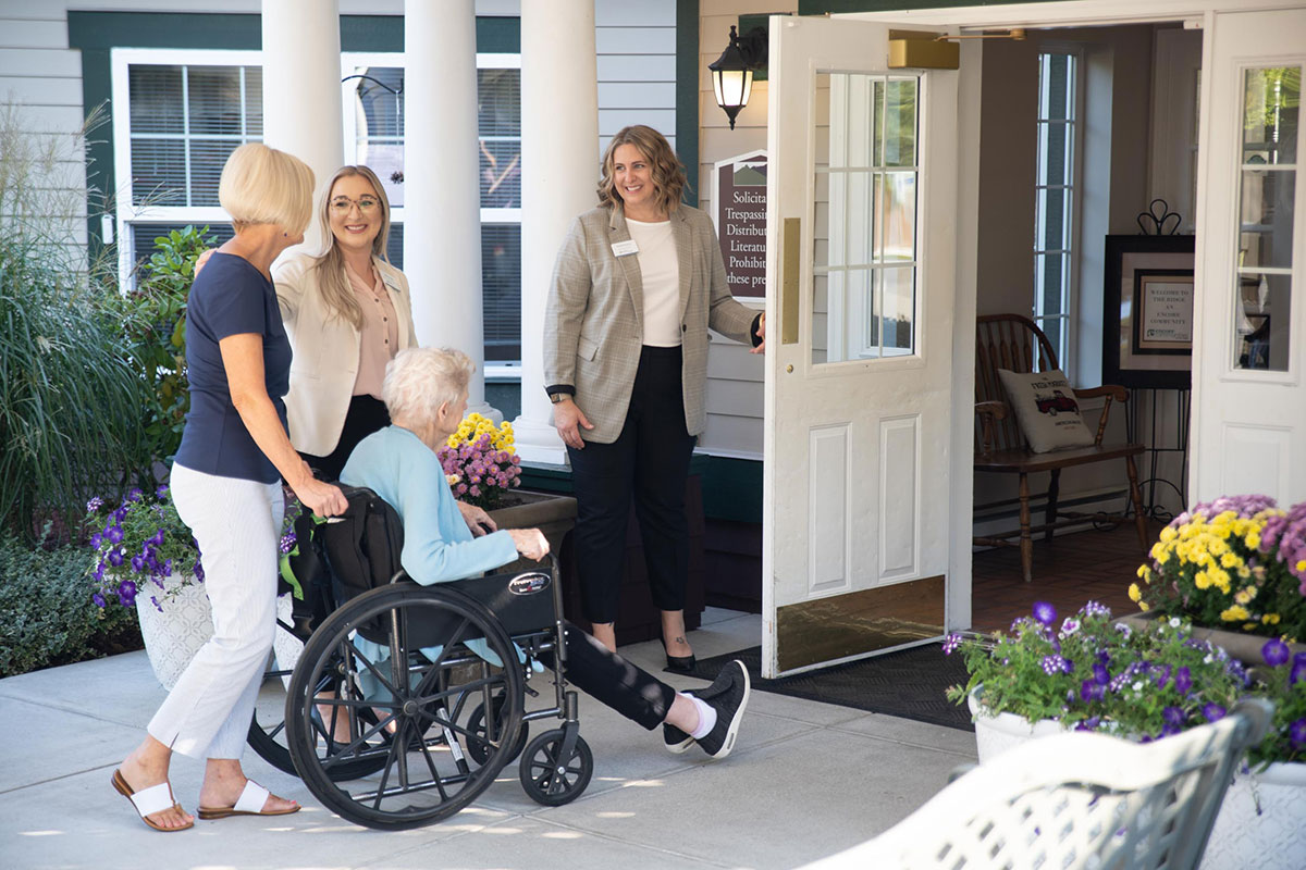 Resident moving into The Ridge