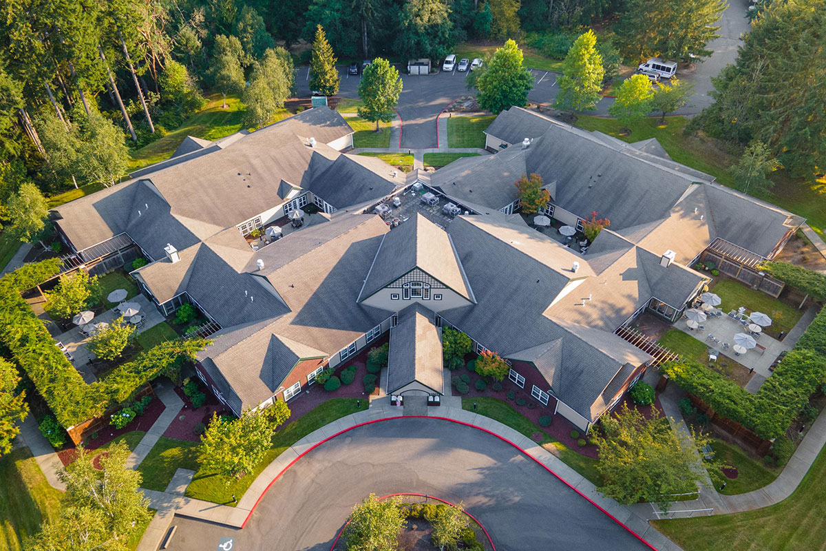 aerial view of The Ridge