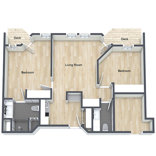 Clearbrook Inn sample residence floor plan