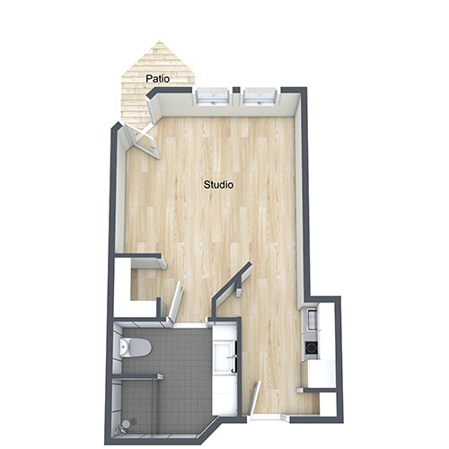 Clearbrook Inn sample residence floor plan