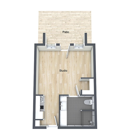 Clearbrook Inn sample residence floor plan