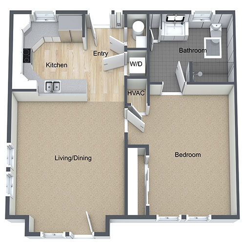 Country Meadows sample residence floor plan