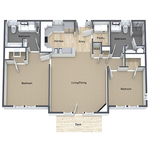 Country Meadows sample residence floor plan