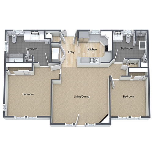 Country Meadows sample residence floor plan