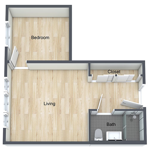 Laurel Cove sample residence floor plan