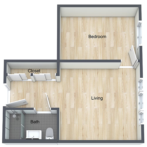 Laurel Cove sample residence floor plan
