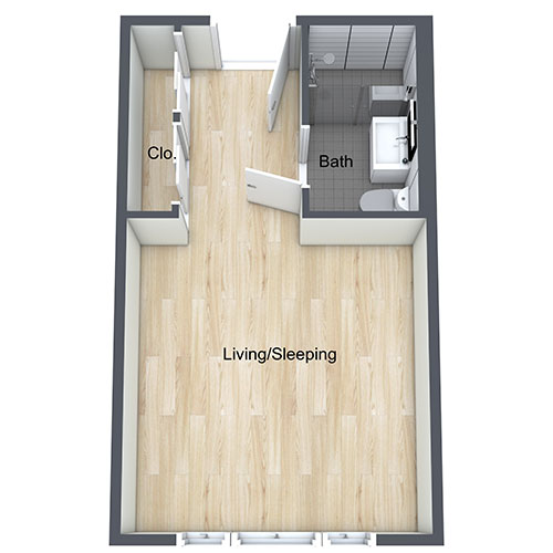 Laurel Cove sample residence floor plan