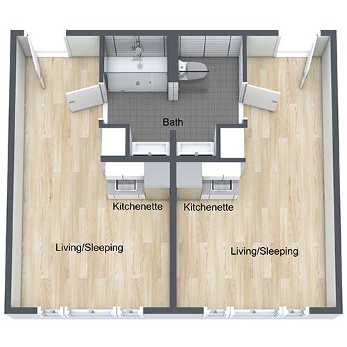 Laurel Cove sample residence floor plan