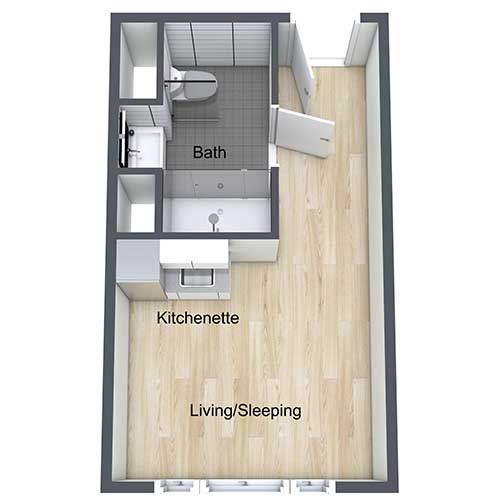 Laurel Cove sample residence floor plan