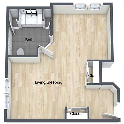The Ridge sample residence floor plan