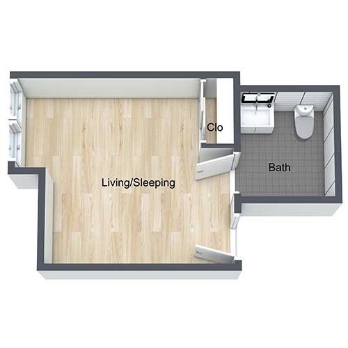 The Ridge sample residence floor plan