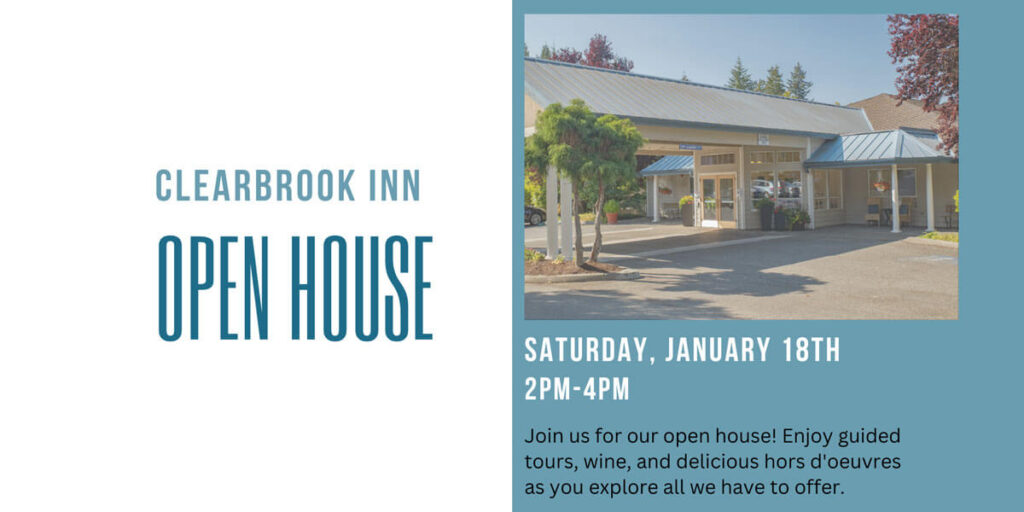 Clearbrook Inn Open House @ Saturday, January 18th, 2-4pm