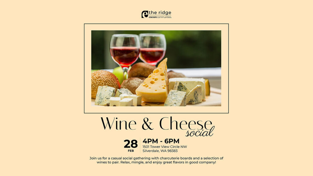 wine and cheese flier