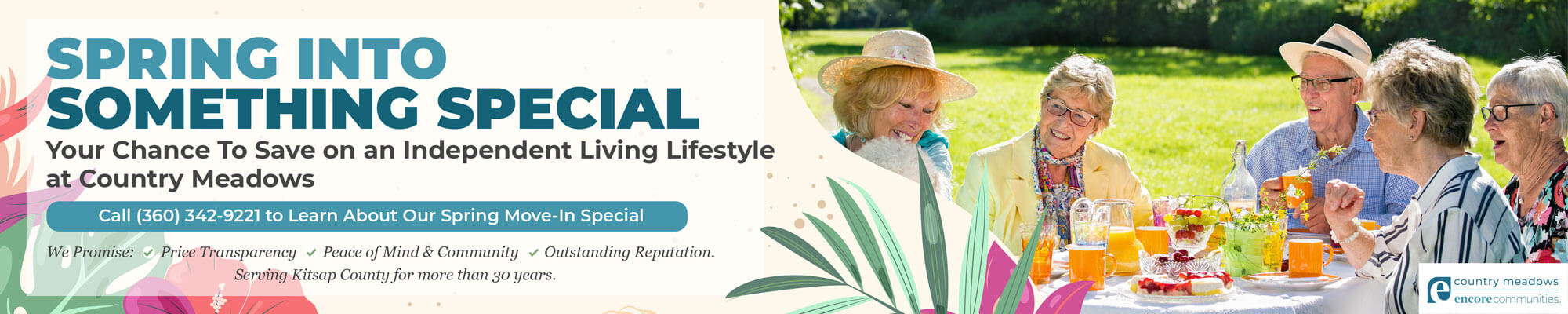 Spring into Something Special Ad for Country Meadows