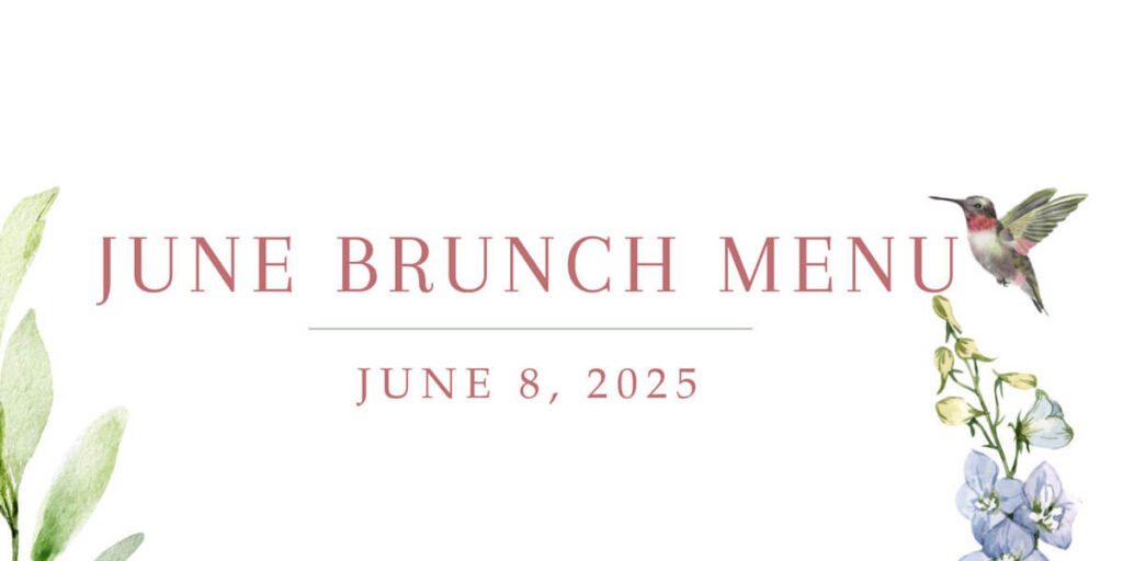 June Brunch Menu