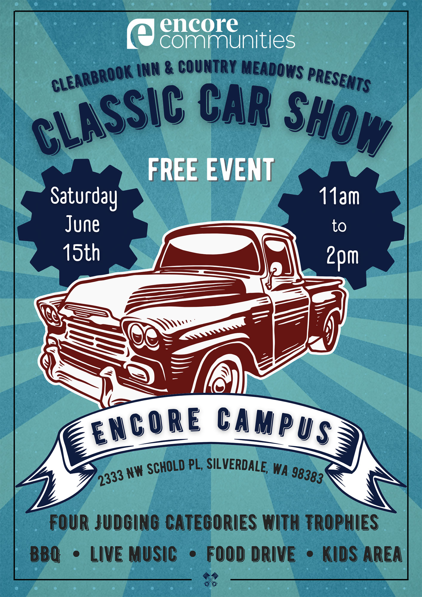 Classic Car Show flyer