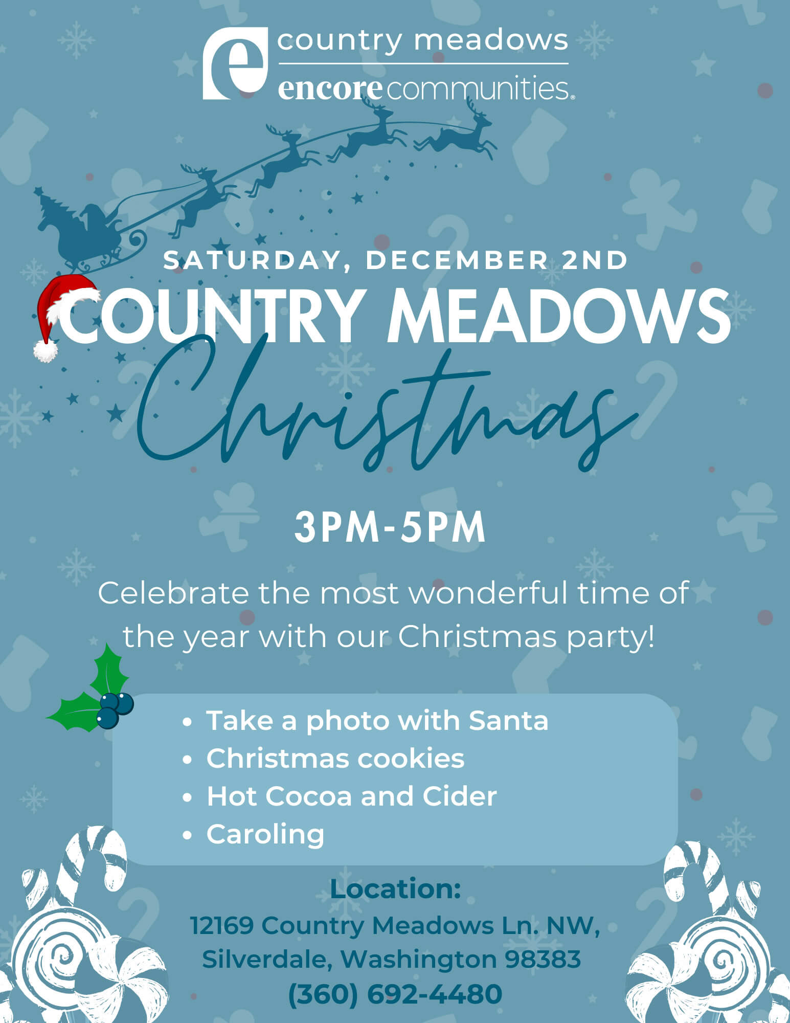 Country Meadows Christmas Flyer