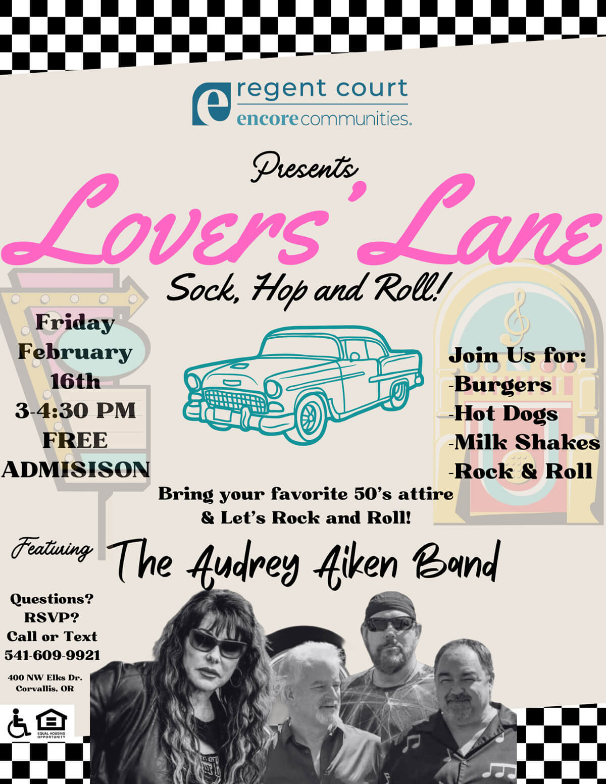 Regent Court Presents: Lover's Lane, Sock, Hop, and Roll!