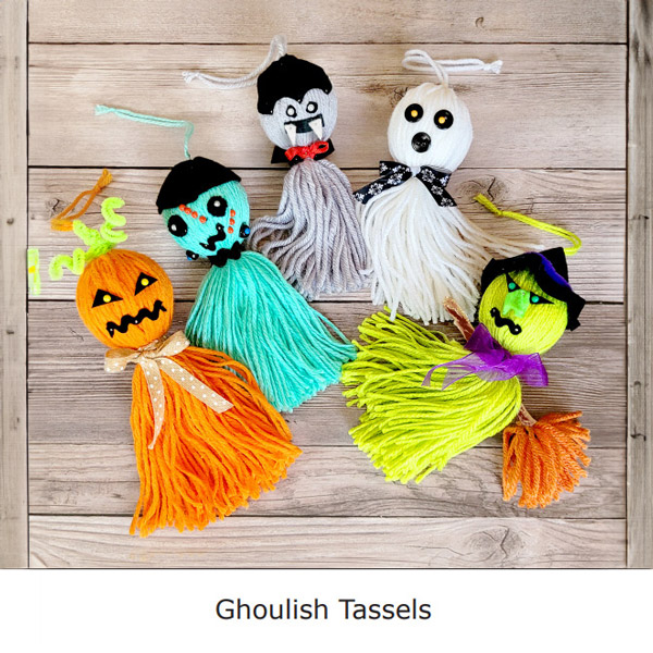 Memory Care Activity: Ghoulish Tassels